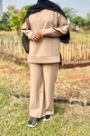 Noor Co-ord Set - Beige