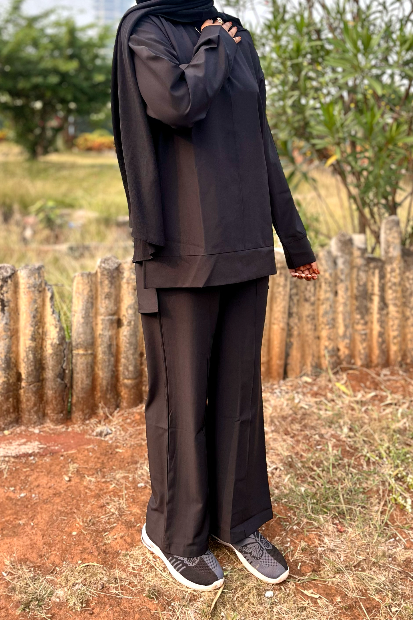 Noor Co-ord Set - Black