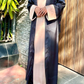 Haya Two Piece Abaya - Black & Beige