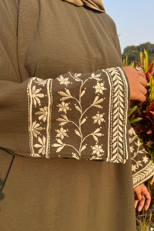 Barakah Embroidered Co-ord Set - Green