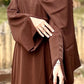 Zunairah Basic Abaya - Brown