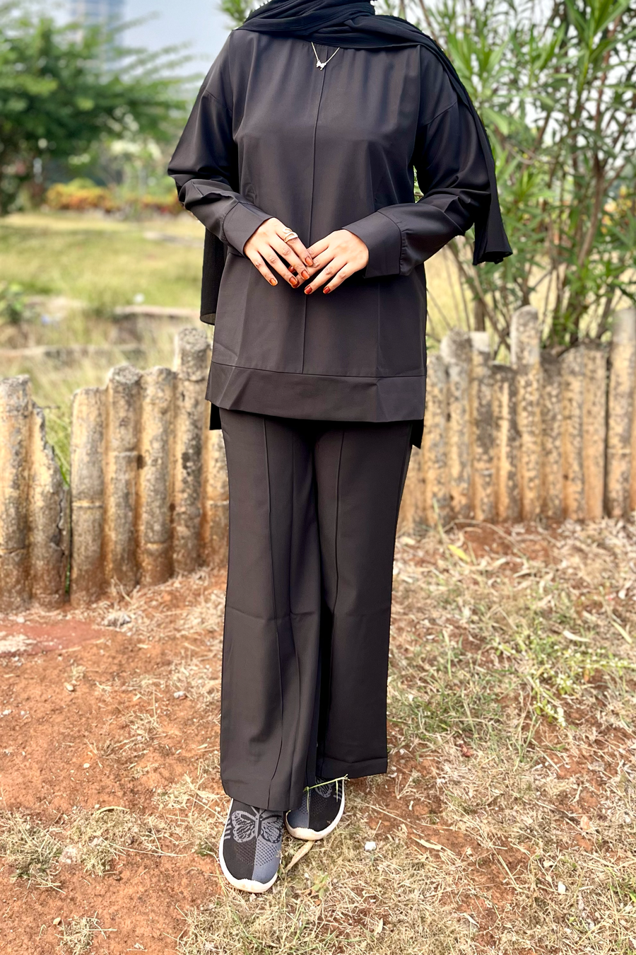 Noor Co-ord Set - Black