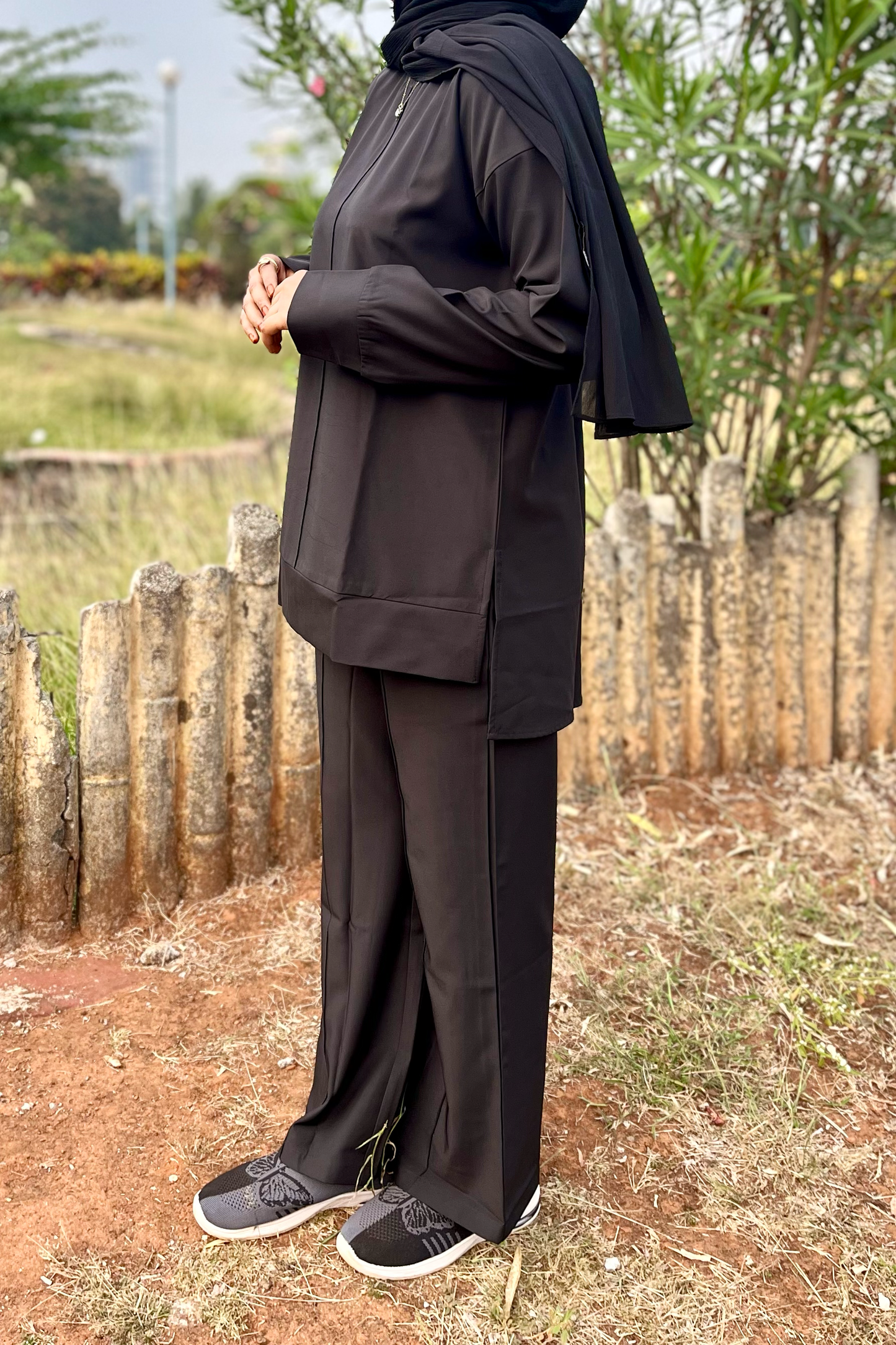 Noor Co-ord Set - Black