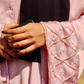 Zohra Embroidery Abaya - Blush Pink
