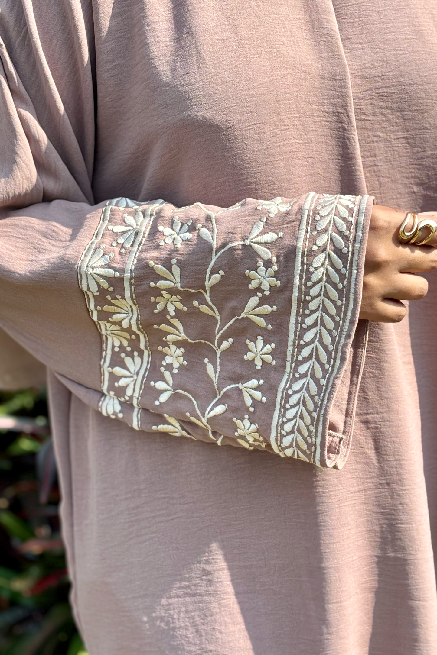 Barakh Embroidered Co-ord Set - Beige