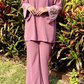 Barakah Embroidered Co-ord Set - Mauve