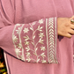 Barakah Embroidered Co-ord Set - Mauve