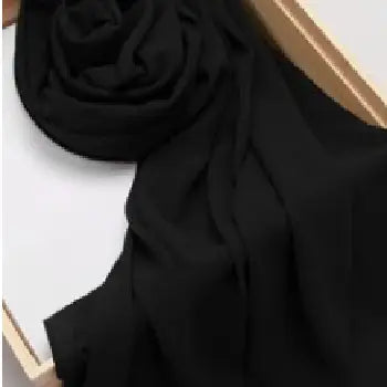 Georgette Hijab - Black